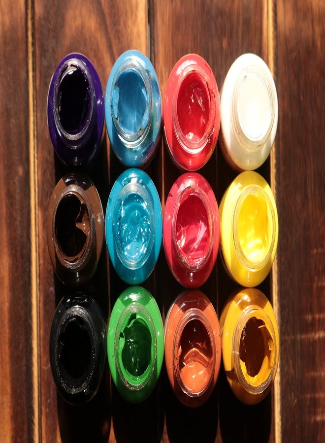 ArtRight 12 x 25ml Watercolor Paint Set with Free Paintbrush - Acid-Free, Non-Toxic Artists' Water Colours for Painting in Multicolored Shades - Image 3